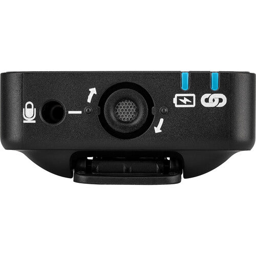 RØDE Wireless GO II TX Transmitter/Recorder for Wireless GO II System (2.4 GHz, Black)