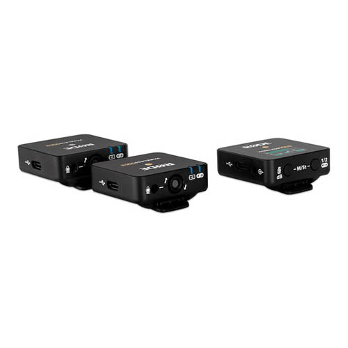 RODE Wireless GO II 2-Person Compact Digital Wireless Microphone System/Recorder (2.4 GHz, Black)