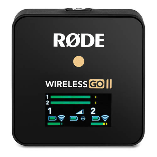 RODE Wireless GO II 2-Person Compact Digital Wireless Microphone System/Recorder (2.4 GHz, Black)