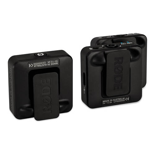 RODE Wireless GO II 2-Person Compact Digital Wireless Microphone System/Recorder (2.4 GHz, Black)