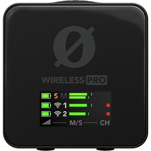 RØDE Wireless PRO 2-Person Clip-On Wireless Microphone System/Recorder with Lavaliers (2.4 GHz)