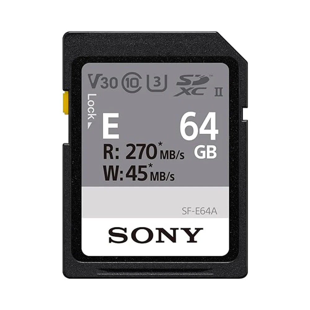 Buy Sony SF-E Series UHS-II SD 64GB Memory Card Online at Best