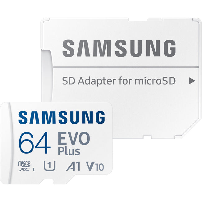 Samsung EVO Plus 64GB microSDXC A2 V30 4K UHD UHS-I Memory Card