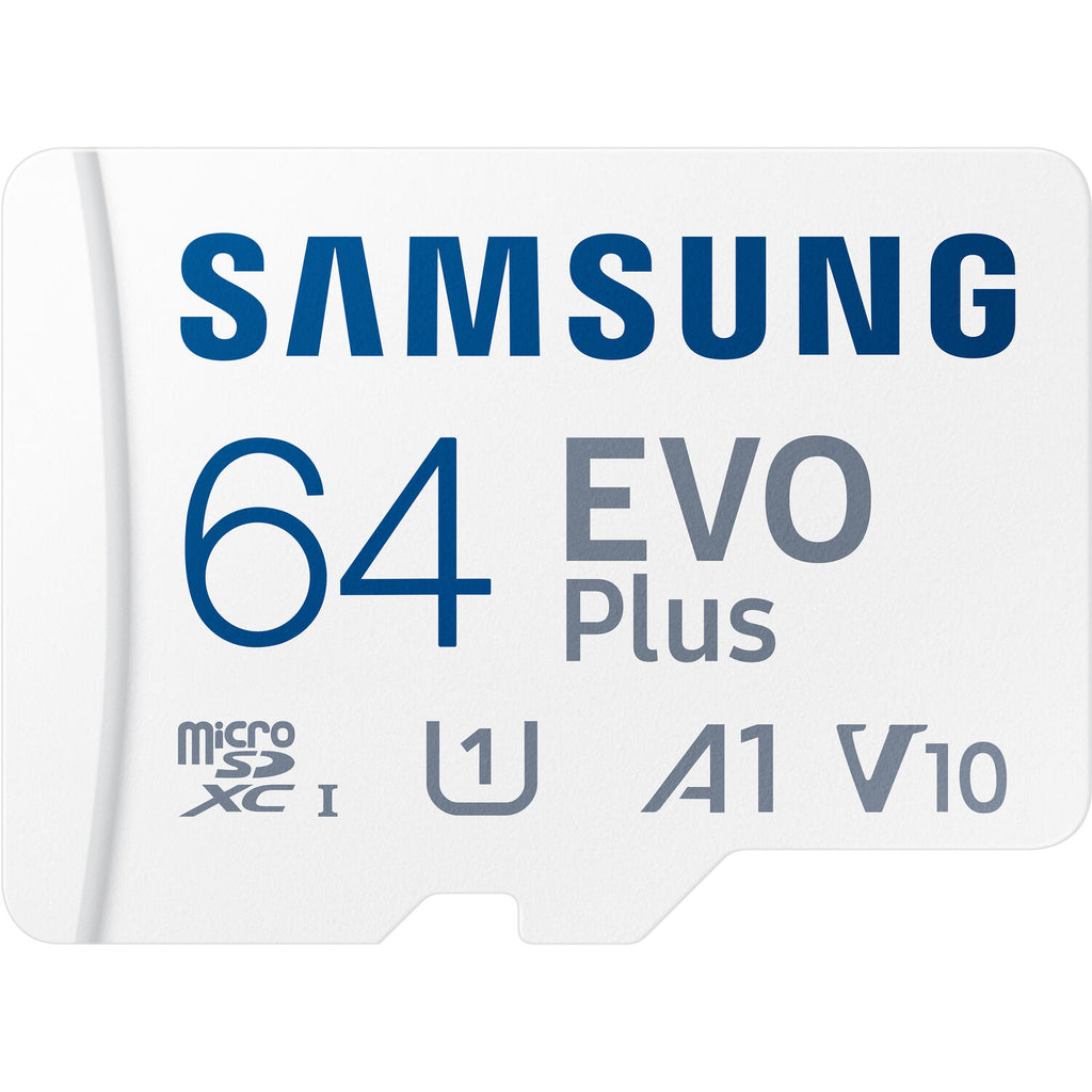 Samsung EVO Plus 64GB microSDXC A2 V30 4K UHD UHS-I Memory Card