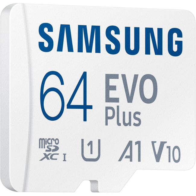 Samsung EVO Plus 64GB microSDXC A2 V30 4K UHD UHS-I Memory Card