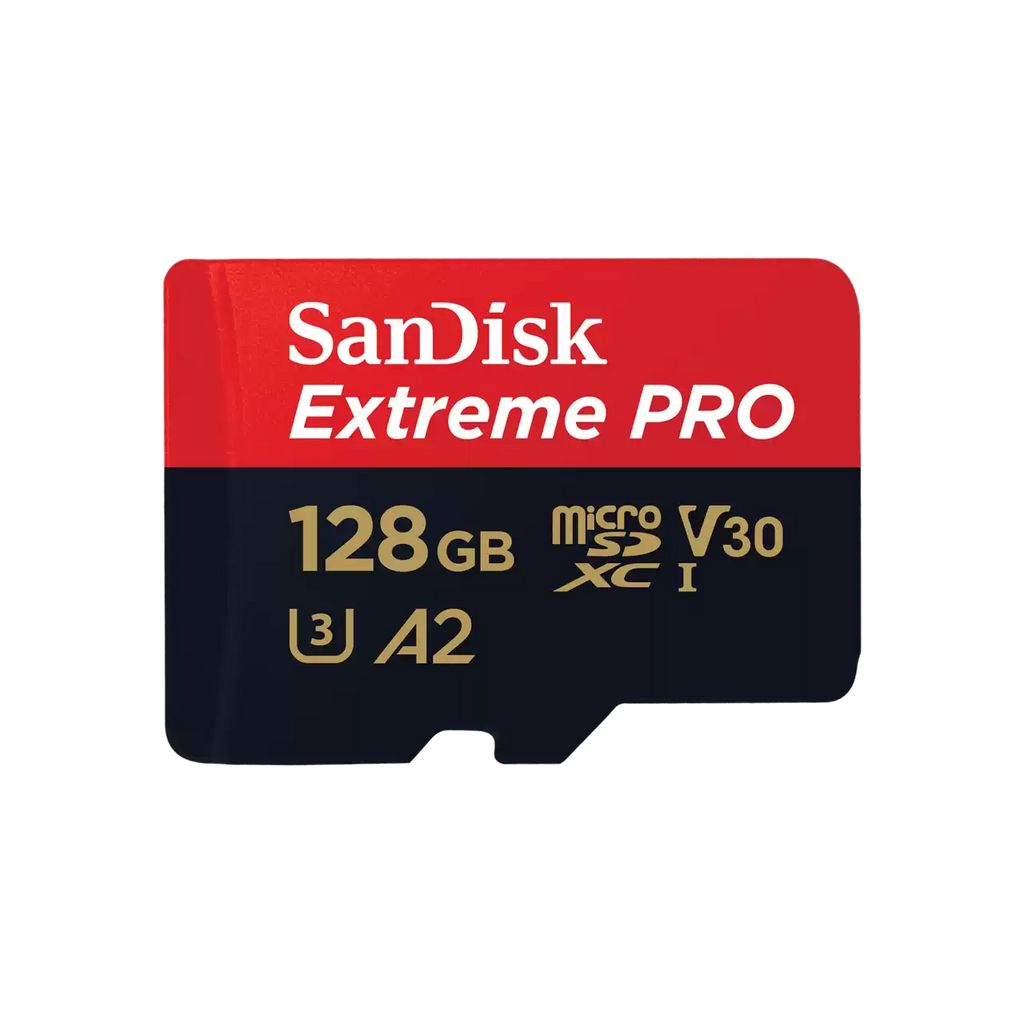 SanDisk Extreme PRO 128GB UHS-I V30 A2 microSDXC card