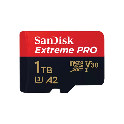 SanDisk Extreme PRO 1TB UHS-I V30 A2 microSDXC card
