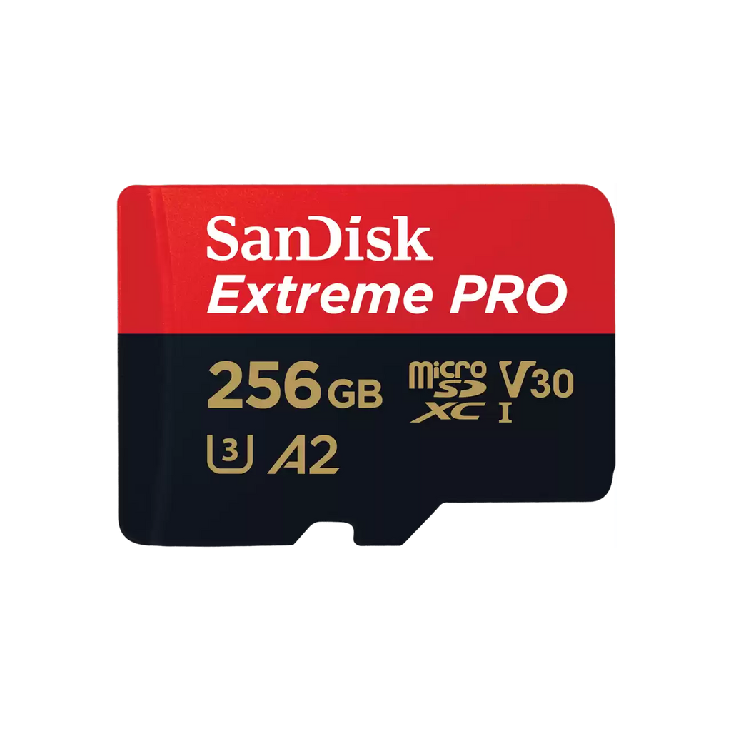 SanDisk Extreme PRO 256GB UHS-I V30 A2 microSDXC card