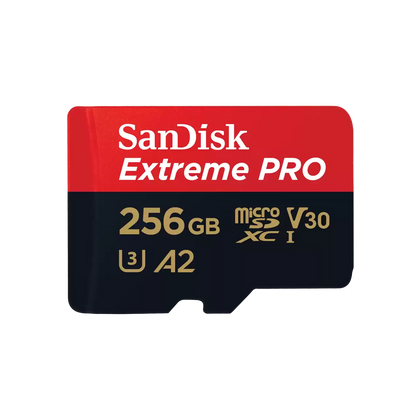 SanDisk Extreme PRO 256GB UHS-I V30 A2 microSDXC card