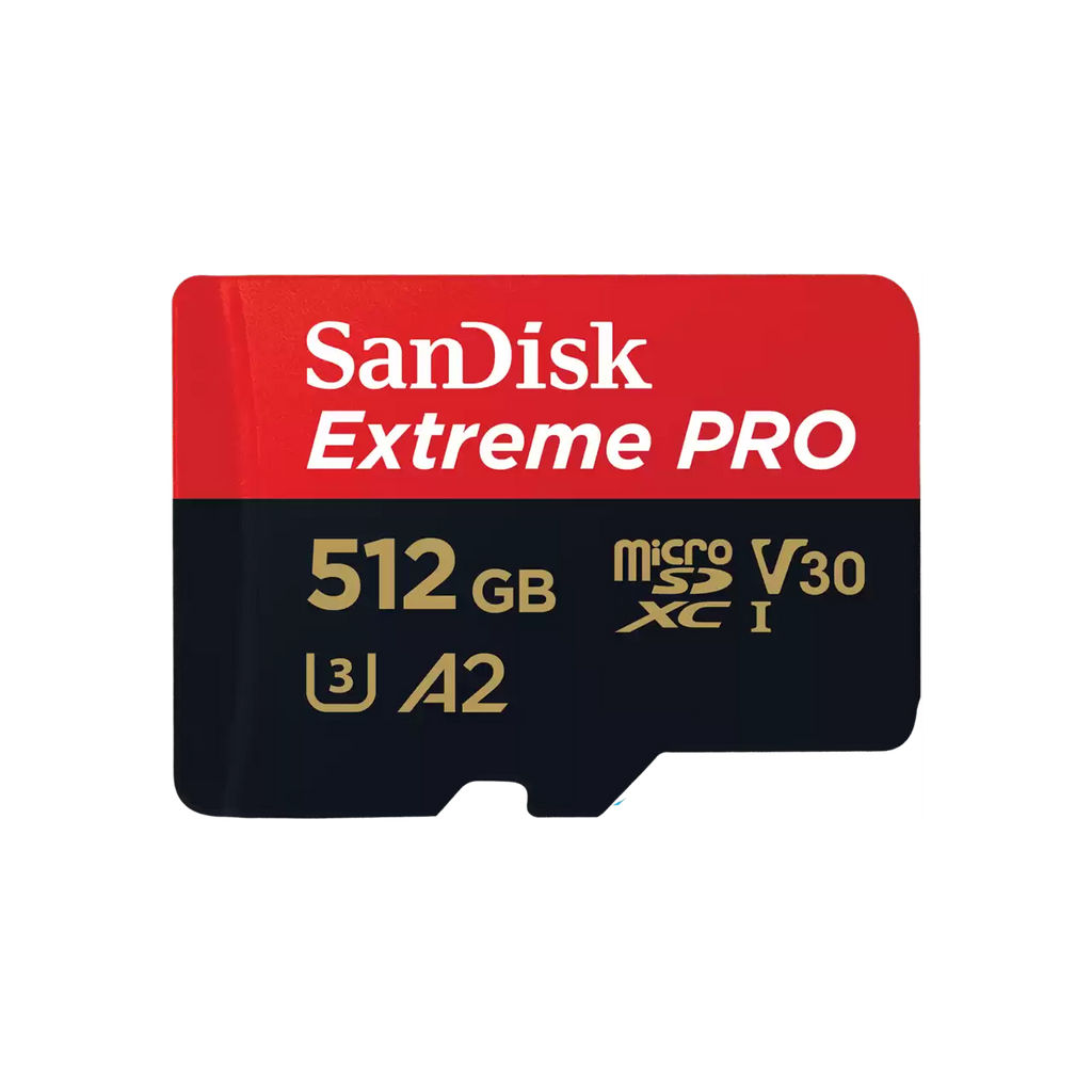 SanDisk Extreme PRO 512GB UHS-I V30 A2 microSDXC card