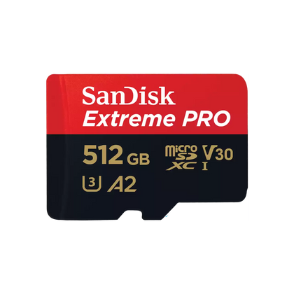 SanDisk Extreme PRO 512GB UHS-I V30 A2 microSDXC card