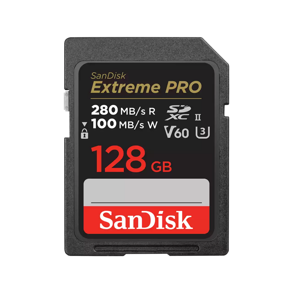 SanDisk Extreme PRO 128GB UHS-II V60 SDXC Card