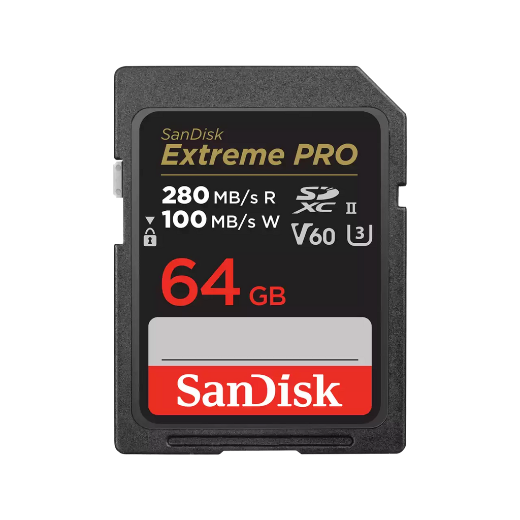 SanDisk Extreme PRO 64GB UHS-II V60 SDXC Card