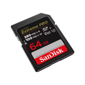 SanDisk Extreme PRO 64GB UHS-II V60 SDXC Card
