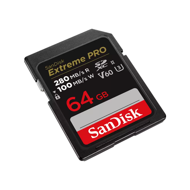 SanDisk Extreme PRO 64GB UHS-II V60 SDXC Card