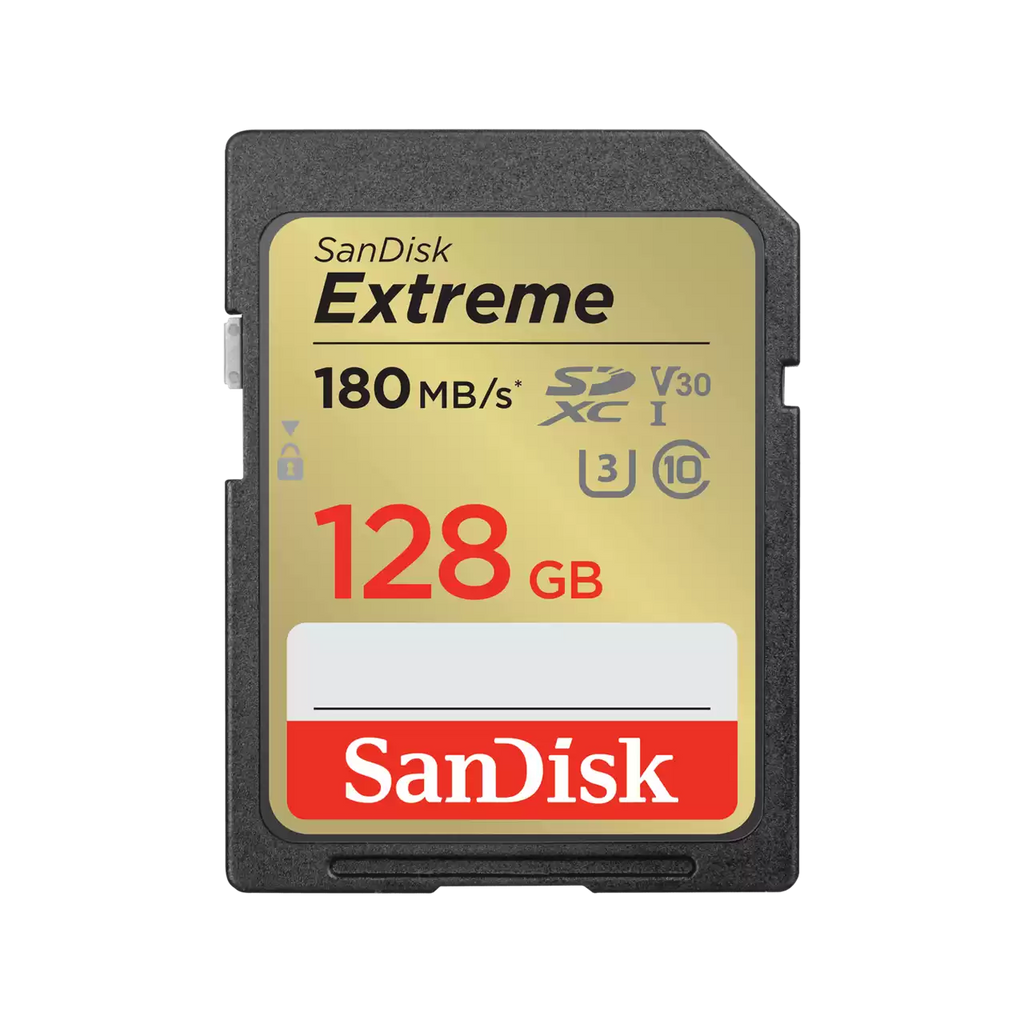 Sandisk Extreme 128GB UHS-I Card V30 SDXC Card