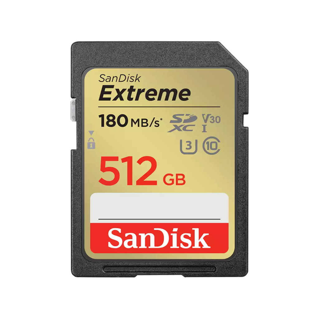 Sandisk Extreme 512GB UHS-I Card V30 SDXC Card