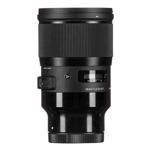 Sigma 28mm f/1.4 DG HSM Art Lens