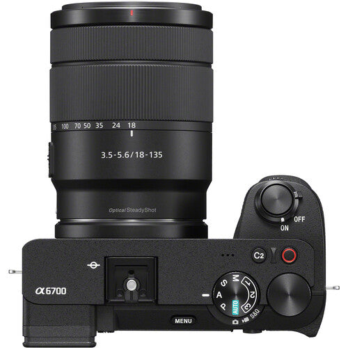 Sony Alpha 6700 (ILCE-6700L) Mirrorless Camera with 18–135 mm Lens