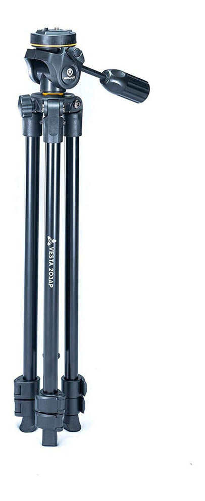 Vanguard Vesta 203 AP Aluminium Tripod With Pistol Pan Head