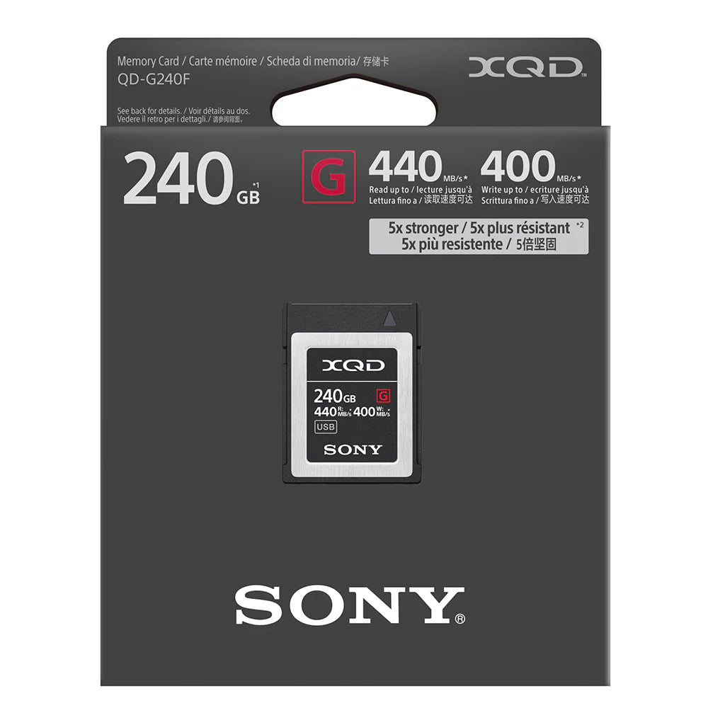 Sony XQD G Series 240 GB Memory Card