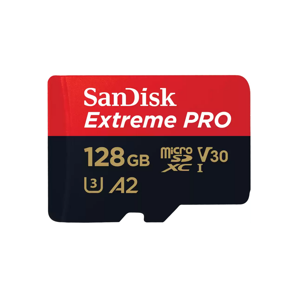SanDisk 128GB Extreme Pro UHS-I microSDXC Memory Card with SD Adapter