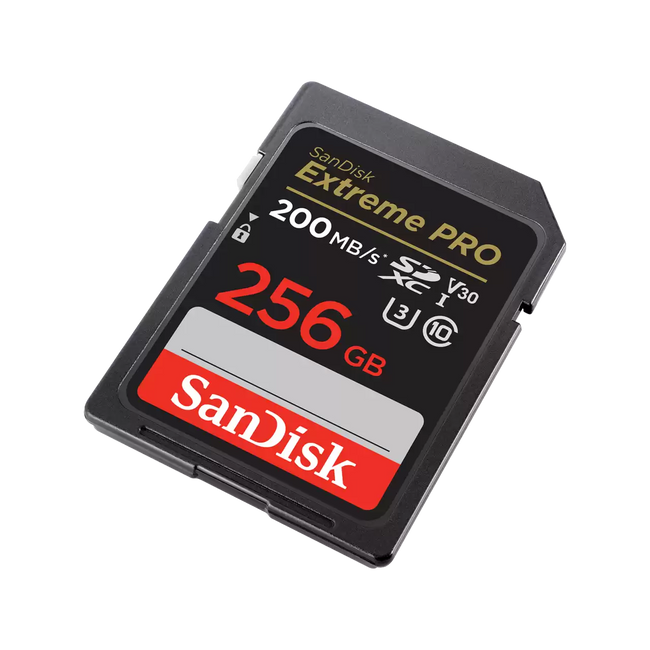 Sandisk Extreme PRO 256GB UHS-I Card V30 SDXC Card