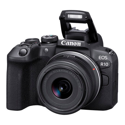 Canon EOS R10 Mirrorless Camera with RF-S 18-45mm f/4.5-6.3 IS STM Lens