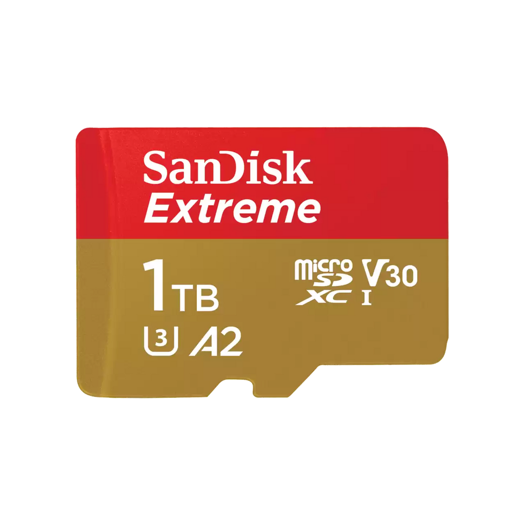 SanDisk Extreme 1TB UHS-I V30 A2 microSDXC card