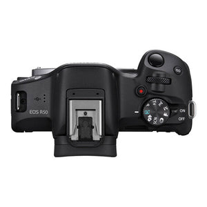 Canon EOS R50 Mirrorless Camera with 18-45mm and 55-210mm Lenses