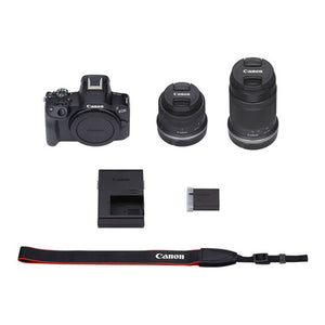 Canon EOS R50 Mirrorless Camera with 18-45mm and 55-210mm Lenses