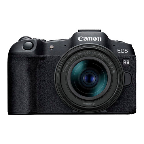 Canon EOS R8 Mirrorless Camera with RF 24-50mm f/4.5 6.3 IS STM Lens