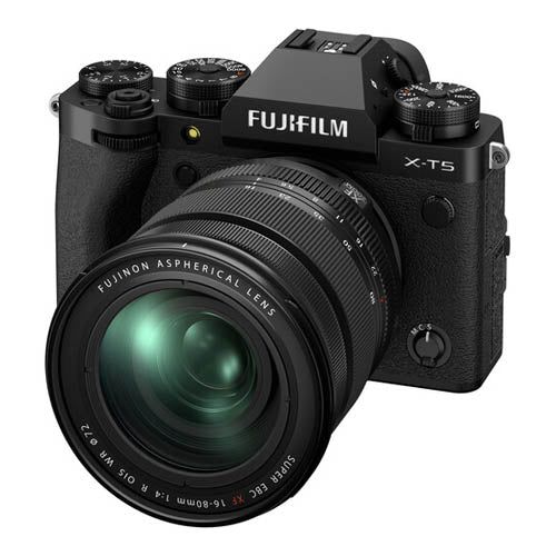 FUJIFILM X-T5 Mirrorless Camera with 16-80mm Lens