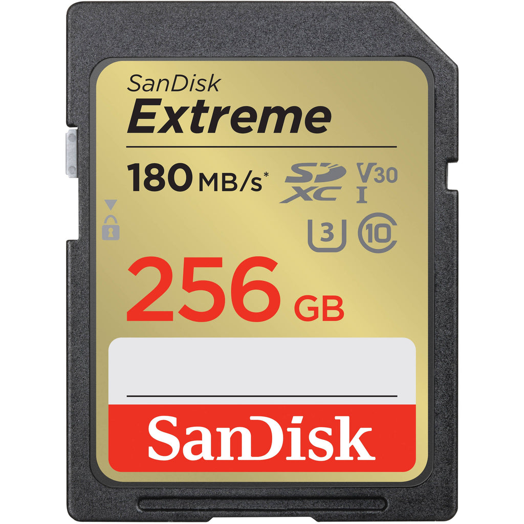 SanDisk Extreme 256GB SD UHS-I Card