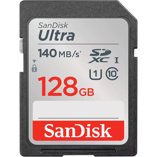 Sandisk Ultra 128GB 140MB/S SDXC UHS I Card
