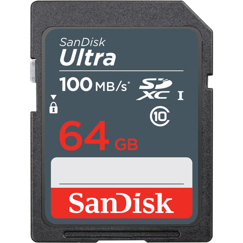 Sandisk Ultra 64GB 100MB/S SDXC UHS I Card