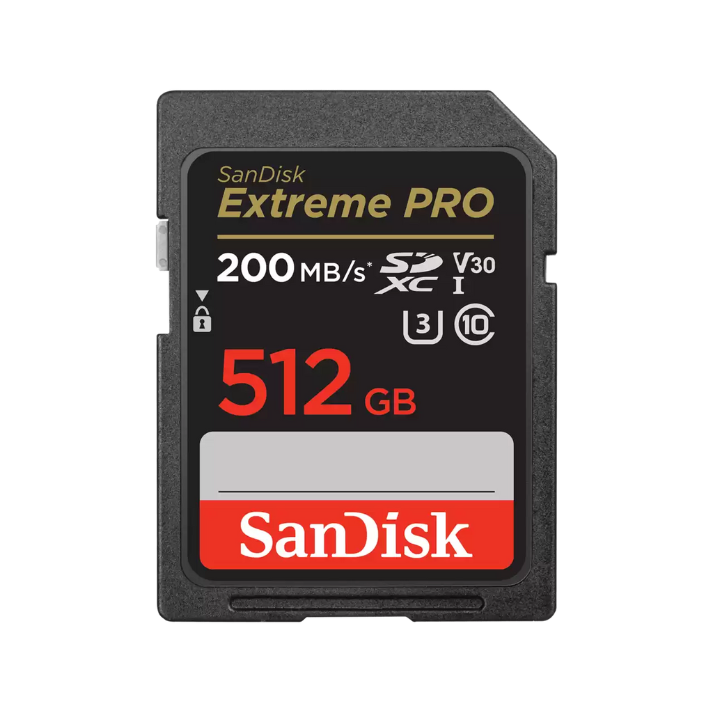 Sandisk Extreme PRO 512GB UHS-I Card V30 SDXC Card